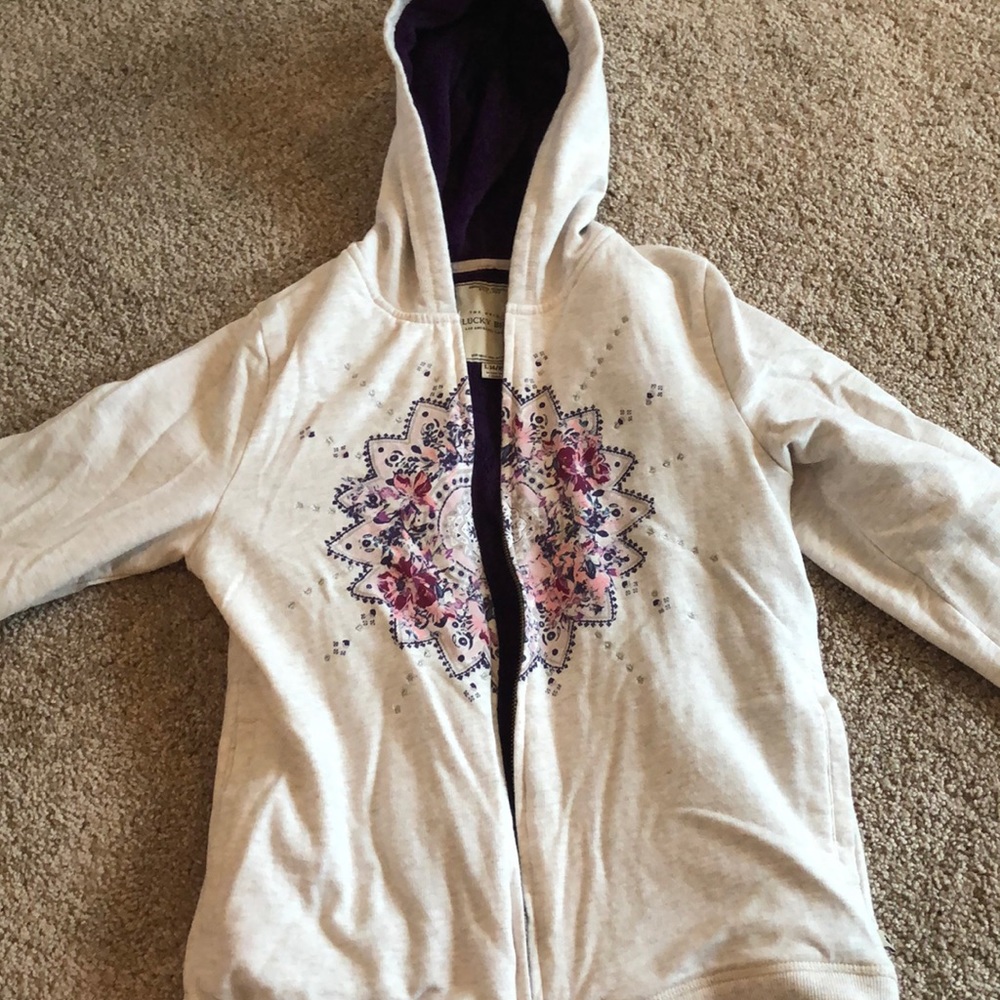 soft lucky brand sweatshirt